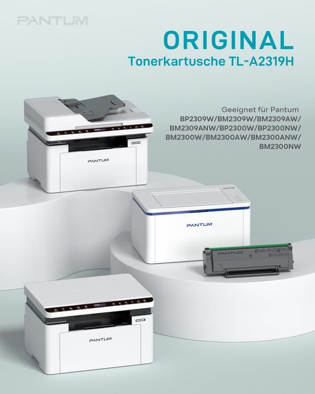 Detalle 2 de PANTUM TL-A2319H Original Tonerkartusche für BP2309W, BM2309W, BM2309AW – ca. 1.600 Seiten