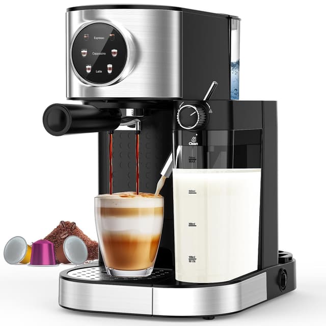 Detalle de Electactic Espresso Machine 20 Bar Compact