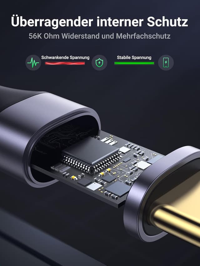 Detalle 2 de UGREEN USB C Ladekabel 1 m 🔌