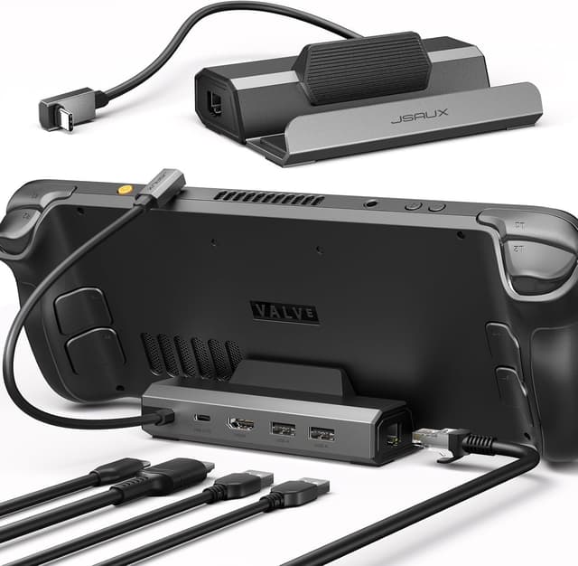 Imagen de JSAUX Enhanced Docking Station 4K 120Hz for Steam Deck en OfertitasTOP