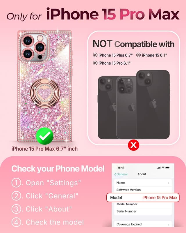 Thumbnail 5 de XYZ iPhone 15 Pro Max Case 6.7-inch