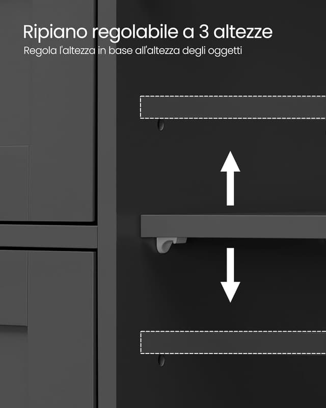 Thumbnail 4 de VASAGLE LHC041B02 mobile bagno 30x55x82 cm 🪄