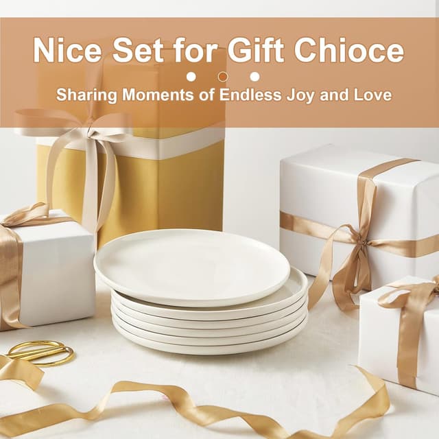 Detalle 1 de Jassceram 21.5 cm small dinner plates