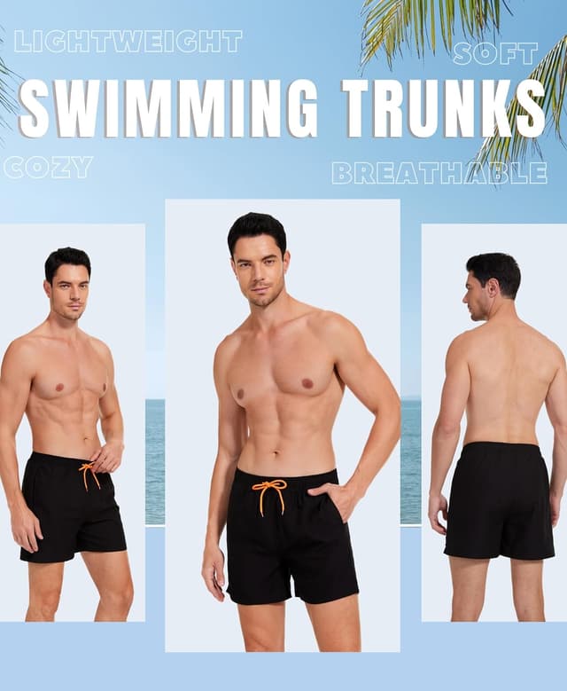 Detalle 2 de AMZSPORT costume da bagno uomo 100% poliestere