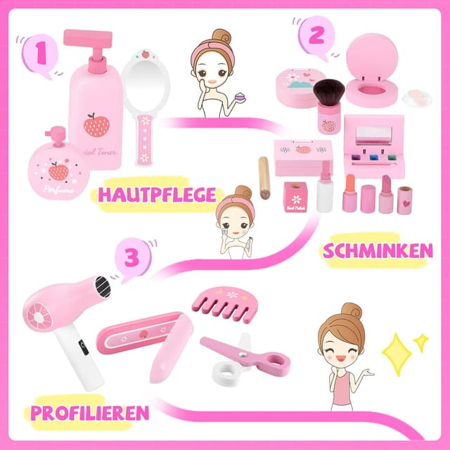 Thumbnail 3 de GAGAKU Holz Kinderschminke Set 16-teilig