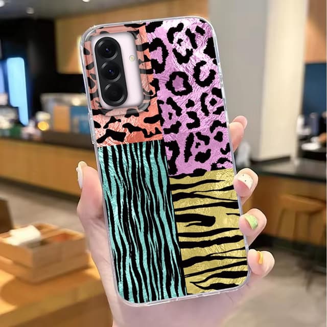 Thumbnail 4 de Tedyhulle Galaxy A56 5G Hülle mit Leopardenmuster