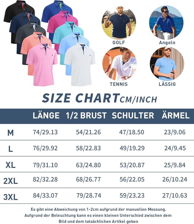 Thumbnail 6 de SwissWell Polo LĂ©ger Homme manches courtes đđđ±â