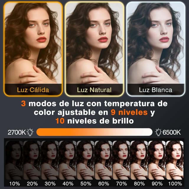 Detalle 2 de BNEHHOV M160 90 LED CRI 95+ 1800 mAh