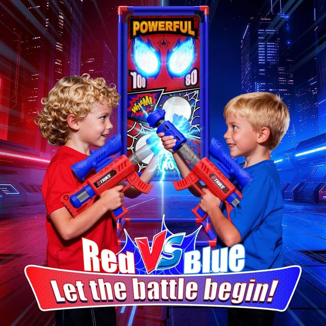 Thumbnail 1 de Shooting Game Toys 2 Air Blaster Set 24 balls