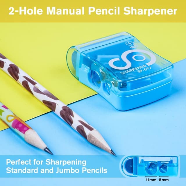 Detalle 2 de OFFCUP Sacapuntas doble con depósito 4 unidades