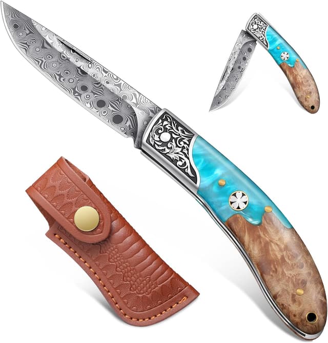 Detalle de Freelander Klappmesser 7 cm Klinge aus 5CR15