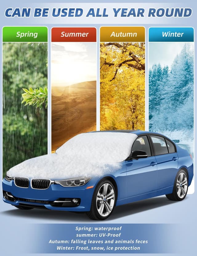 Detalle 2 de Starlife Windscreen Cover Frost — Magnetic windscreen cover