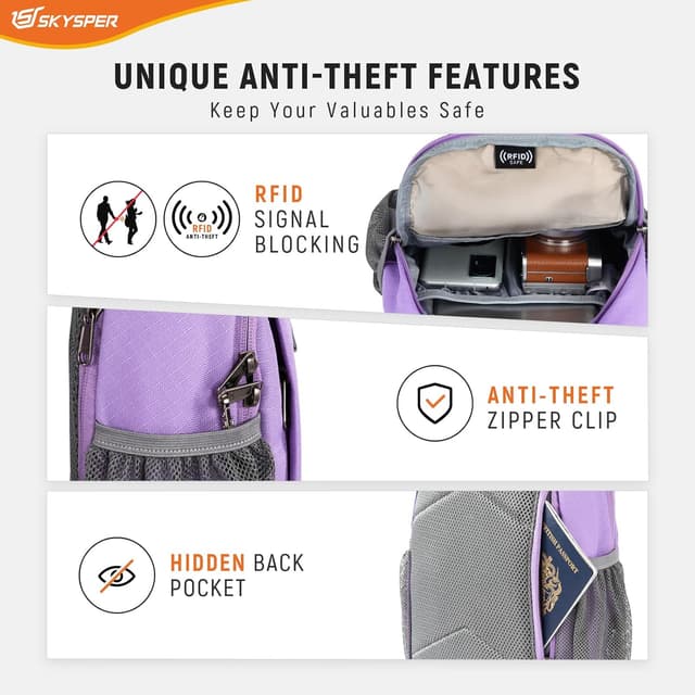 Thumbnail 1 de SKYSPER Bolso bandolera pecho 39x20x10 cm