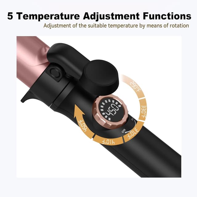 Detalle 2 de UMIGA 32 mm curling iron with LCD