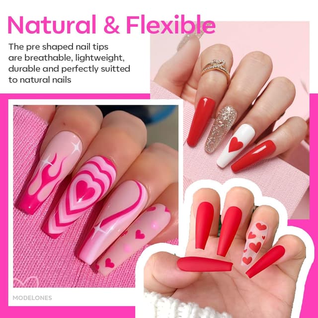 Detalle 2 de modelones X Nail Gel Kit 500pcs đź’…