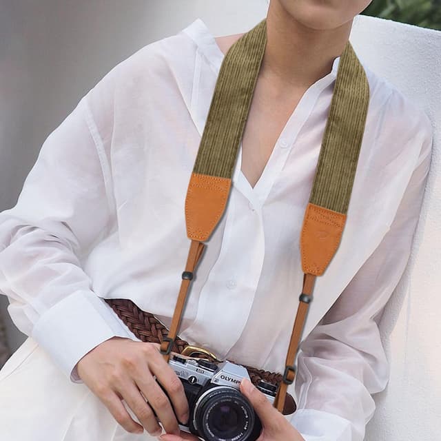 Thumbnail 6 de Padwa Lifestyle corduroy camera strap 2 inch