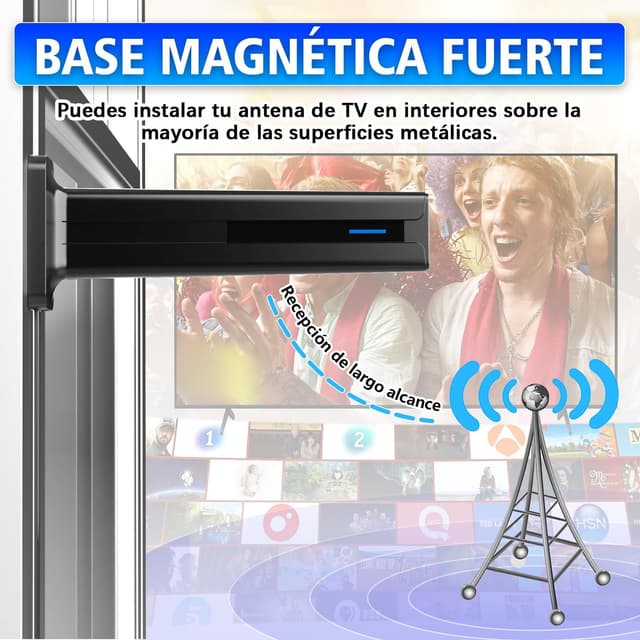 Thumbnail 5 de Antena de TV Interior 2026 Recepción 360°