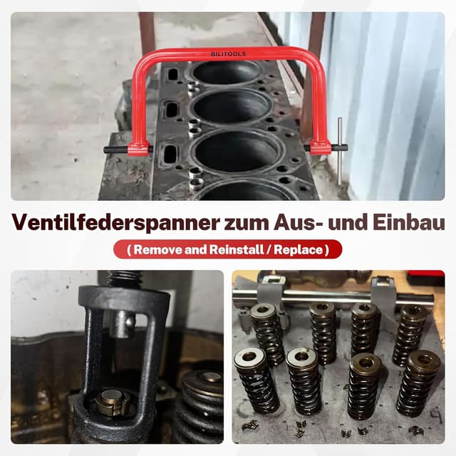Detalle de BILITOOLS Ventilfederspanner Satz 13-teilig
