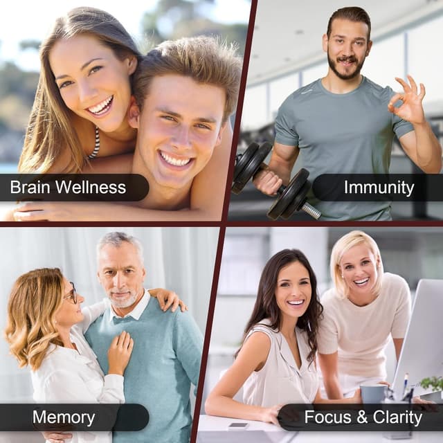 Detalle de 12-in-1 Mushroom Gummies (Soft Candies) – 60 count bottles, 2 bottles