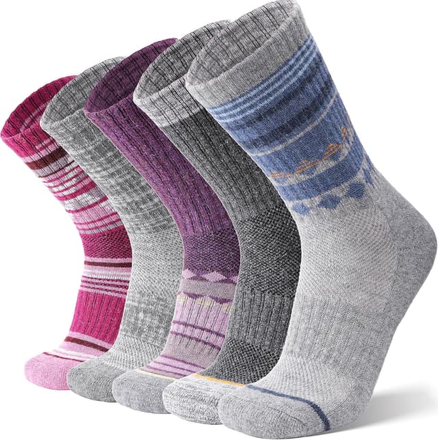 Imagen de ANTSANG Merino Wool Hiking Socks 5 Pairs en OfertitasTOP