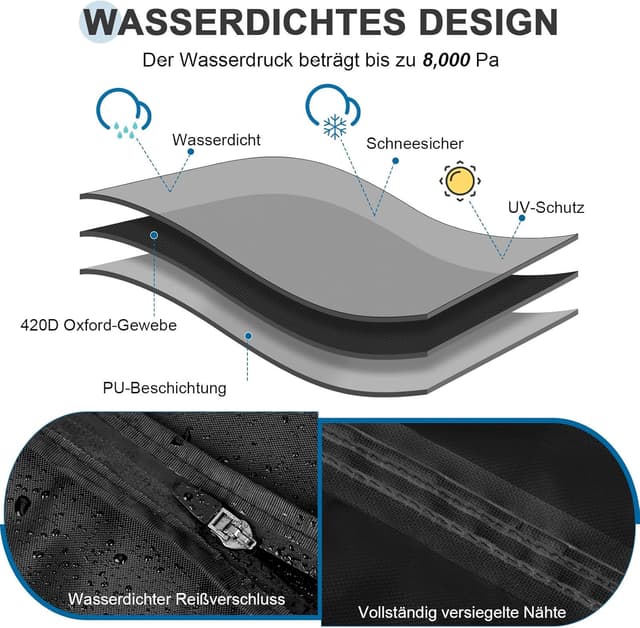 Detalle 1 de Ezilif Hängesessel Abdeckung 190x115 cm