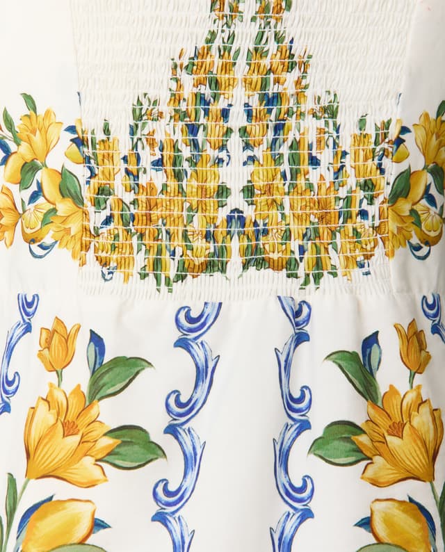 Thumbnail 3 de FARM Rio Vestido midi Sicily algodón 👗