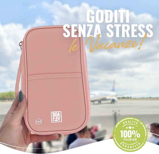 Thumbnail 6 de BOACAY Porta passaporto per famiglia con RFID impermeabile (13x3.5x22.5 cm)