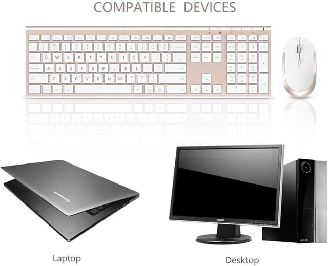 Thumbnail 6 de Vssoplor Wireless Keyboard and Mouse