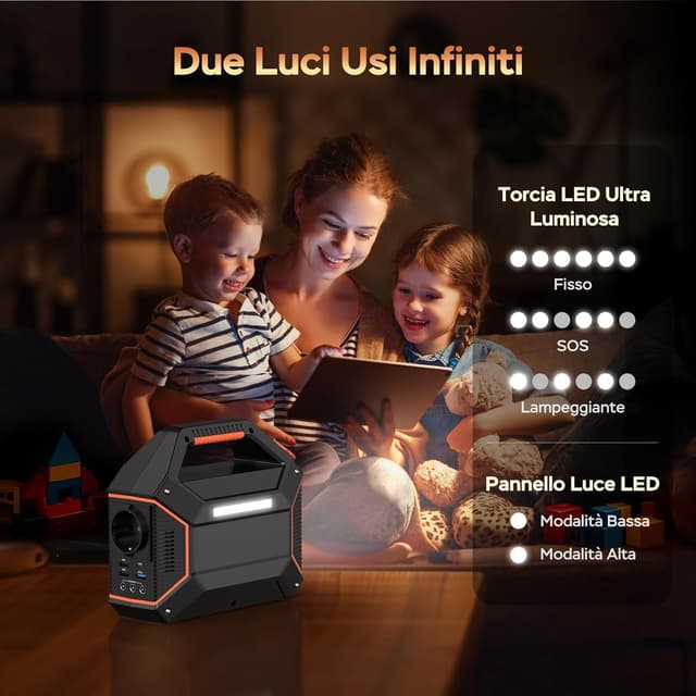 Thumbnail 3 de MARBERO Generatore di Corrente Portatile 99Wh