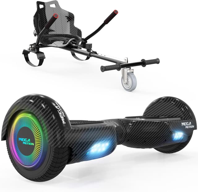 Detalle de MEGA MOTION Hoverboard 6,5 Zoll mit Sitz 🛴