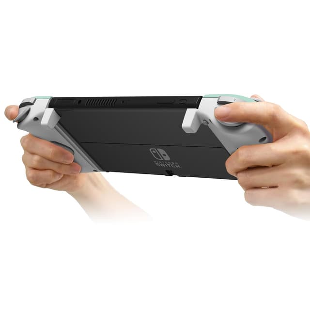 Detalle de HORI Nintendo Switch Split Pad Compact (Mint Green x White) ergonomic handheld controller