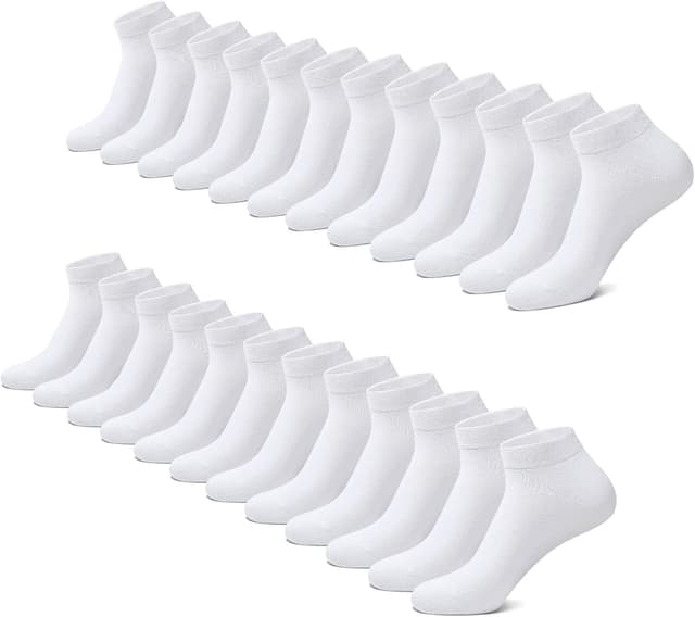 Detalle de FALARY Sneaker Socken 12 Paar Unisex