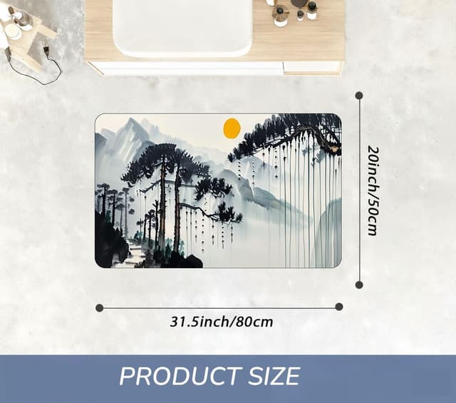 Detalle de Non slip bath mat for wet floors