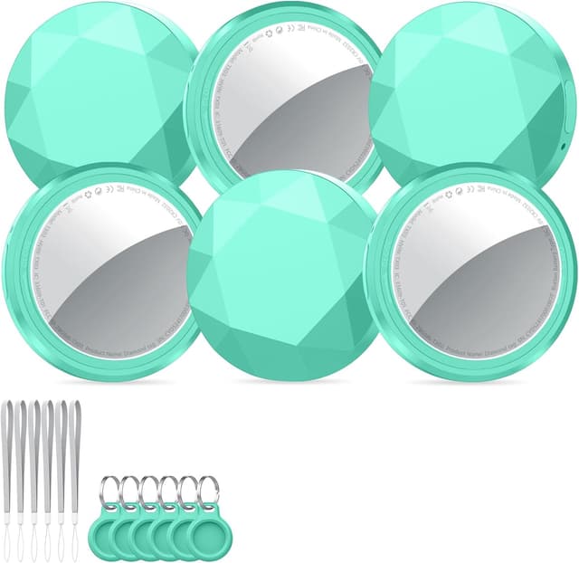 Detalle de QCOQ Smart Air Tracker Tag 6 Pack 6 unidades