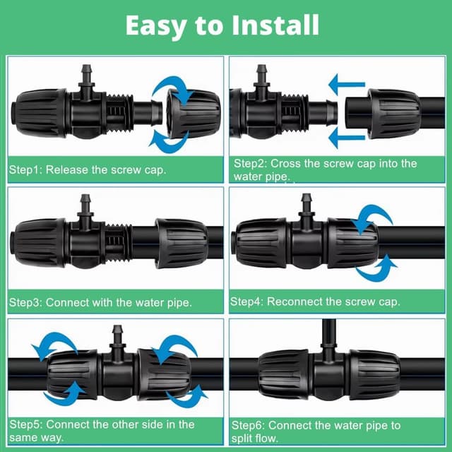 Thumbnail 3 de Duokon Conectores en T de Jardín 16mm - Pack de 10 💧