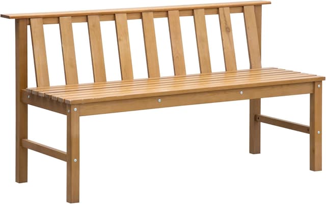 Detalle de Outsunny Banco 3 plazas jardín 144x60x77 cm