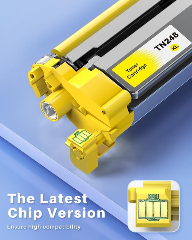 Detalle 2 de INK4U TN248XL Toner 5er-Set kompatibel mit Brother TN248 / MFC-L3760CDW & Co.