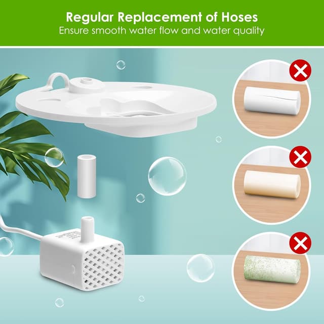 Detalle 2 de 6er-Pack Katzenbrunnen Ersatzfilter 2,5L Dreifachfiltration