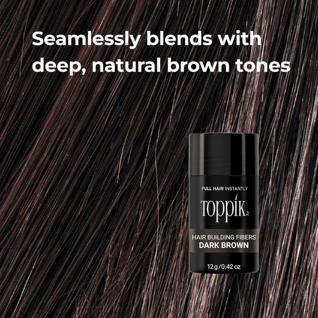 Detalle 2 de Toppik Streuhaar Dunkelbraun 27,5 g