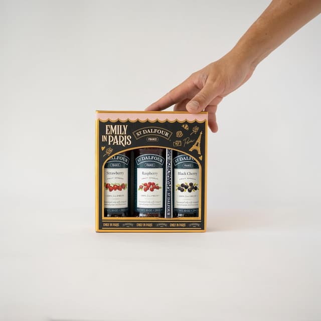 Detalle 2 de St Dalfour Fruchtaufstrich Geschenkset 3 x 284 g