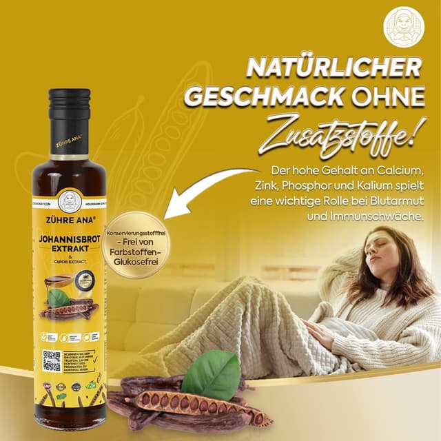Thumbnail 2 de Zühre Ana Johannisbrot Extrakt 250 ml 🍯