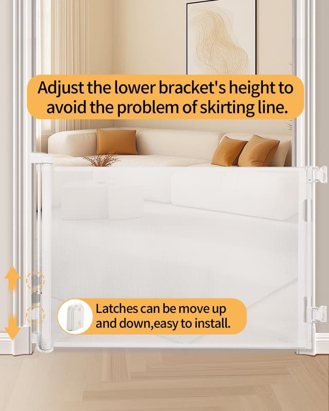 Thumbnail 2 de Retractable Baby Gate 140cm x 86cm