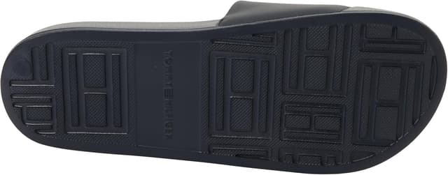 Detalle 2 de Tommy Hilfiger Adaptive claquettes de piscine surélevées FM0FM05761 pour homme, bleu ciel du désert, pointure 45