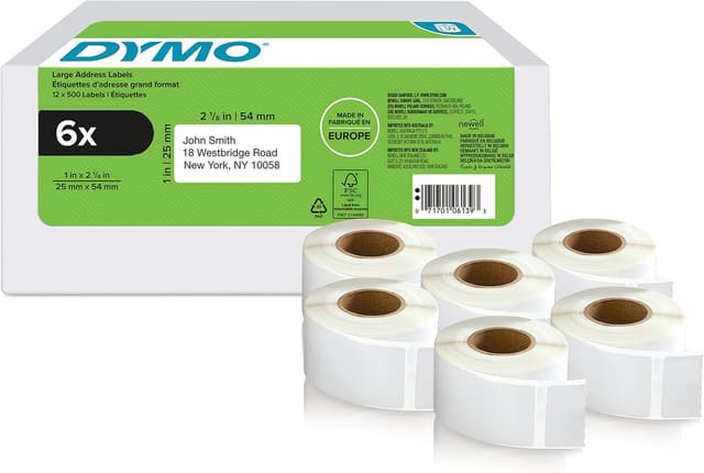 Detalle de DYMO LabelWriter Rücksendeadressetiketten 25 x 54