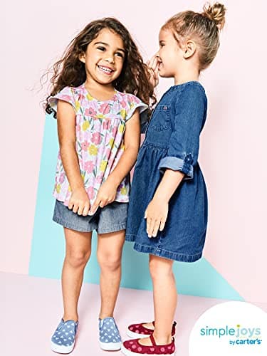 Thumbnail 3 de Simple Joys by Carter's Vestido Chambray/Guepardo para Niñas