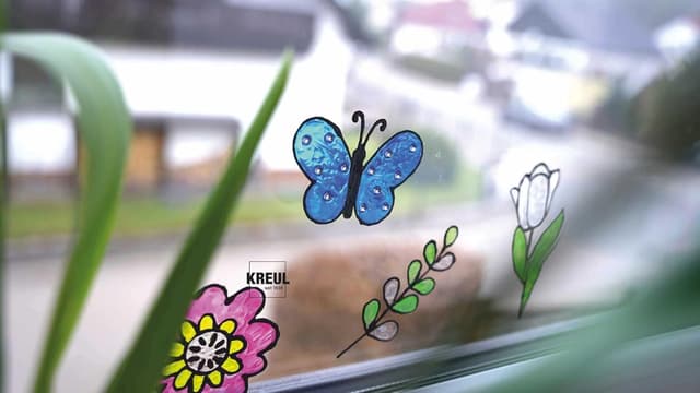 Thumbnail 4 de KREUL 42847 Paint Set para Ventanas con Plantillas 🎨