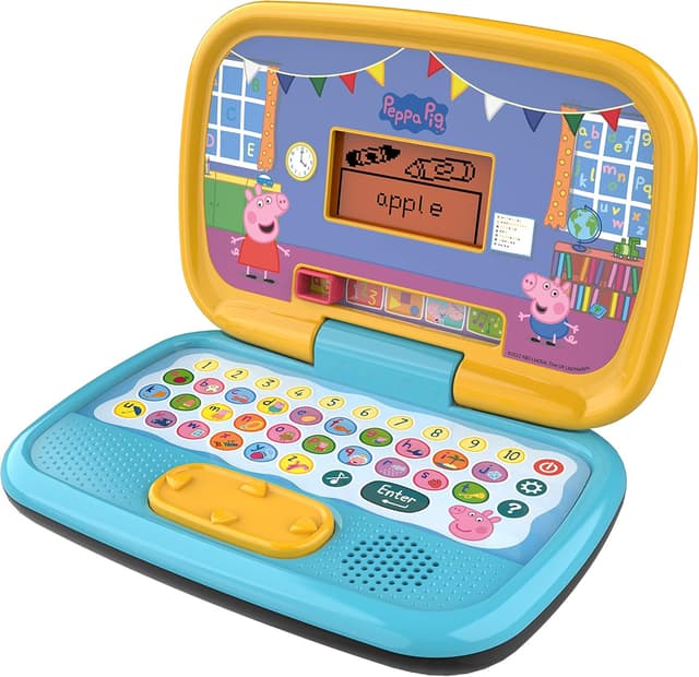 Detalle 2 de VTech Peppa Pig Play Smart Laptop (Interactive Learning Laptop) – English version for ages 2–6