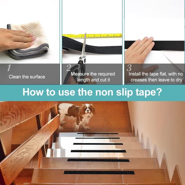 Thumbnail 4 de XFXIA Cinta Antideslizante 2,5 cm x 20 m cinta de seguridad alta tracción