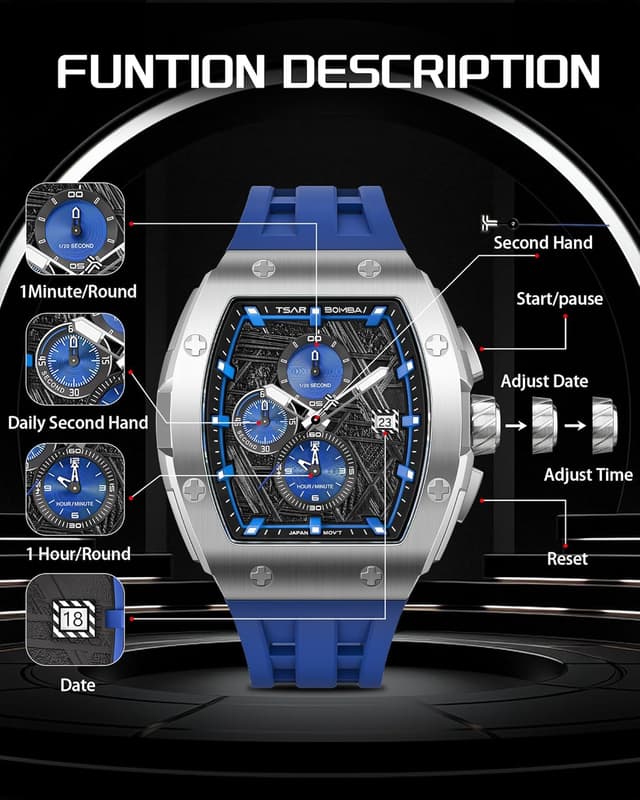 Thumbnail 3 de TSAR BOMBA Reloj Hombre 50M