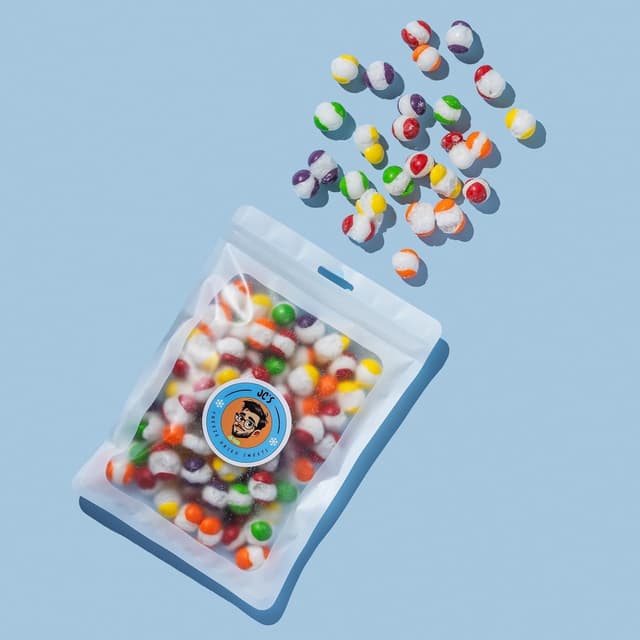 Detalle de Freeze dried sweets Crunchy Halal 1 bundle